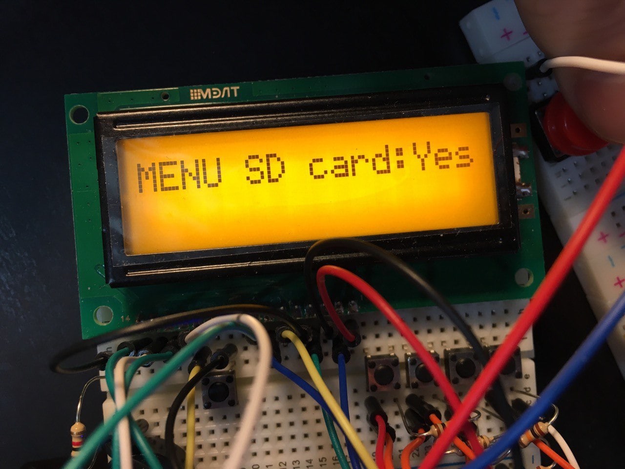 Прототип хлопушки на Arduino. Arduino Slate Capperboard. Меню SD карты